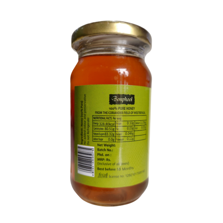 Bonphool Coriander Honey , 250 Gram Sundarbans JFMC